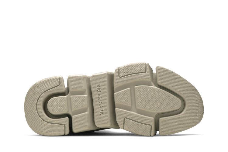 Кроссовки Balenciaga Wmns Speed 2.0 Sneaker Allover Logo - Sand, коричневый — фото 4