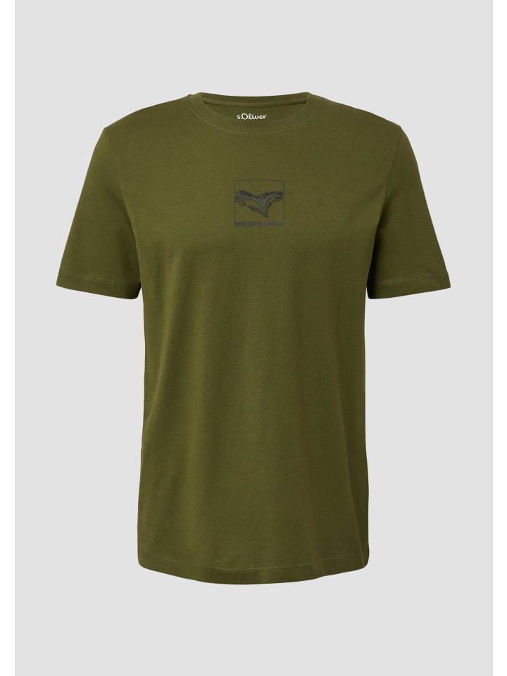 

Футболка цвета 79D2_оливково-зеленый s.Oliver