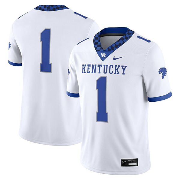 

Мужская футболка #1 white kentucky wildcats Nike
