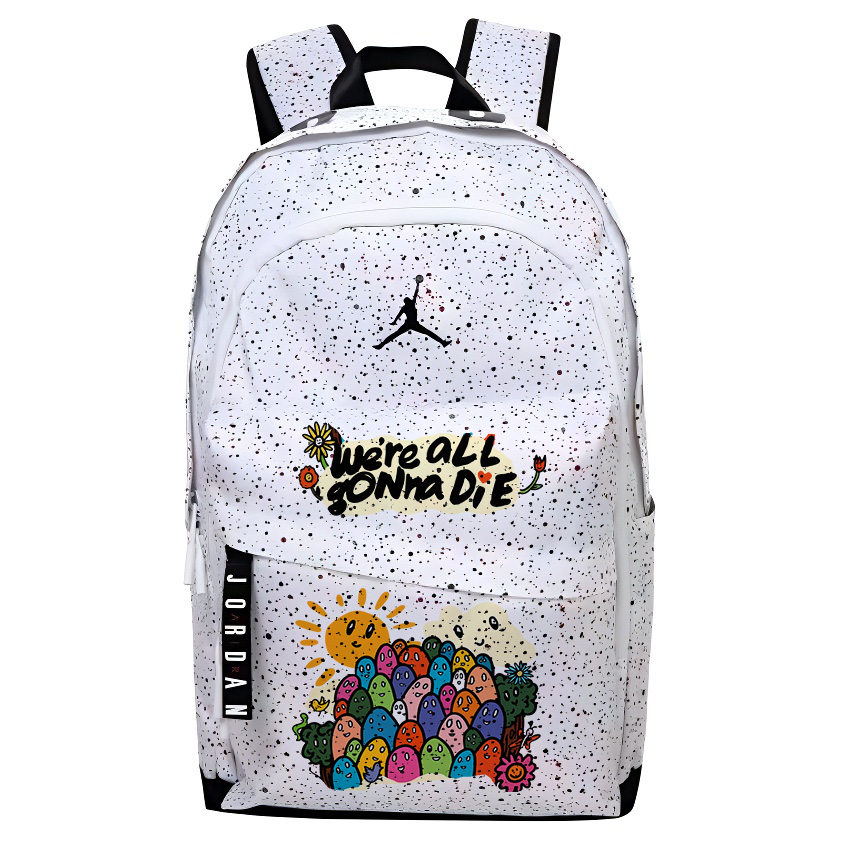 

Jordan Полиэстеровый рюкзак унисекс белый, Multicolor Hill