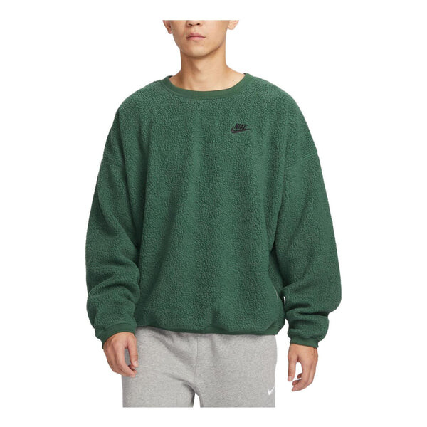

Рубашка club fleece winterized crew 'fir' Nike, мультиколор