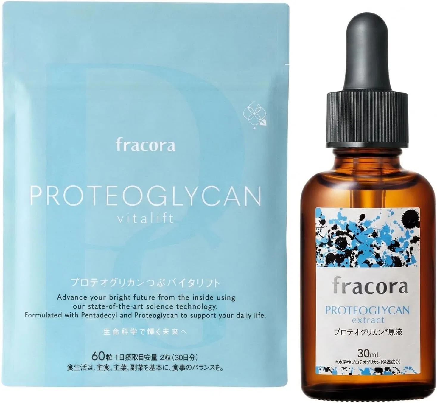 Набор для ухода за кожей Proteoglycan Fracora сыворотка и добавки