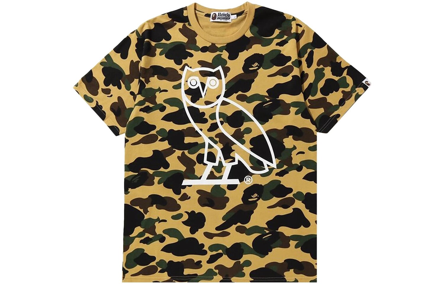

Футболка мужская желтая A Bathing Ape, желтый