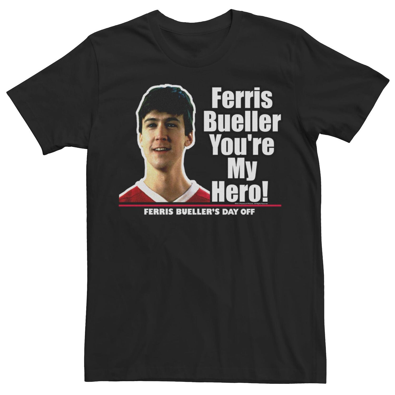 

Мужская футболка Ferris Bueller's Day Off You're My Hero Licensed Character