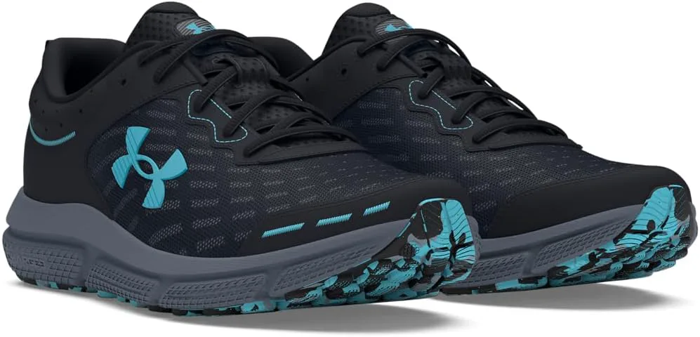 Мужские кроссовки Under Armour Charged Assert 10, черный/синий — фото 3