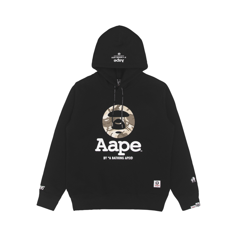 

Футболка мужская черная Aape, черный BKX
