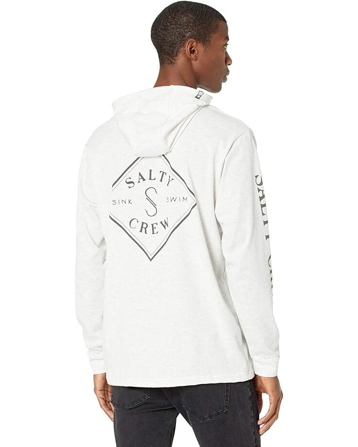 

Футболка Salty Crew Tippet Pocket Hood Tech Tee, цвет Vintage White