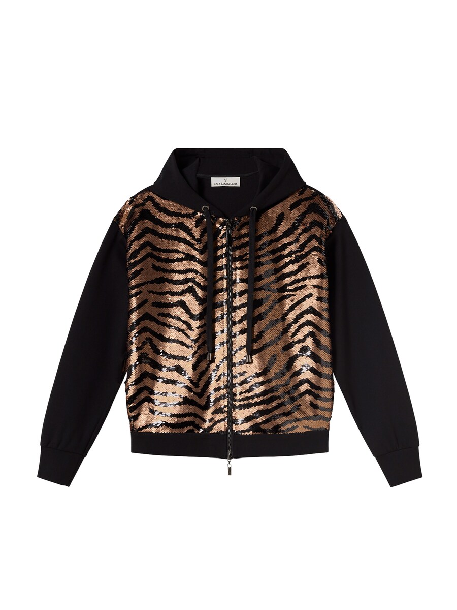 

Толстовка с капюшоном на молнии Lola Casademunt Zip-Up Hoodie, черный