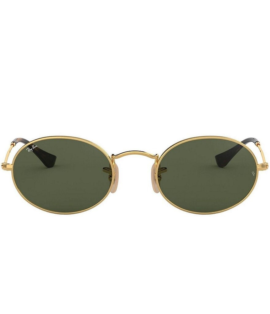 

Овальные солнцезащитные очки Ray-Ban унисекс 0RB3547N 48 мм, золотой