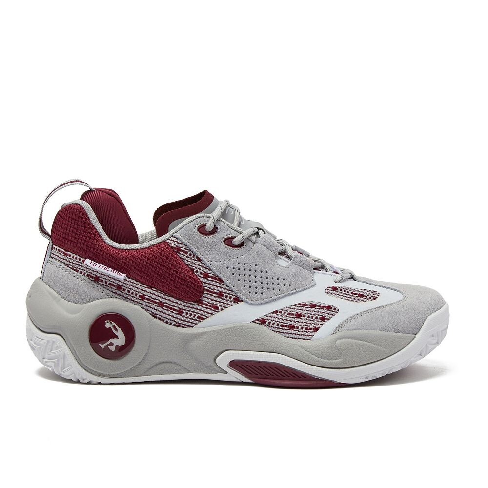 

Мужские баскетбольные кроссовки Shaq Raq Low, цвет Gray Maroon