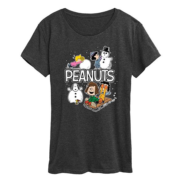 

Футболка с новогодним принтом Peanuts, короткий рукав Licensed Character, Heather Charcoal, Черный, Футболка с новогодним принтом Peanuts, короткий рукав Licensed Character, Heather Charcoal