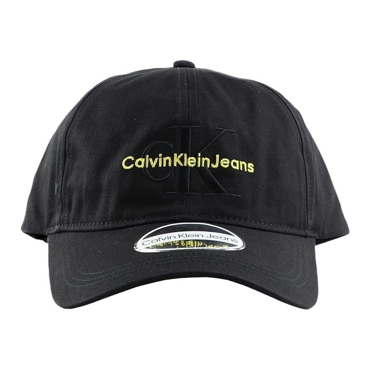 

Calvin Klein Хлопковая бейсболка унисекс черная, Black