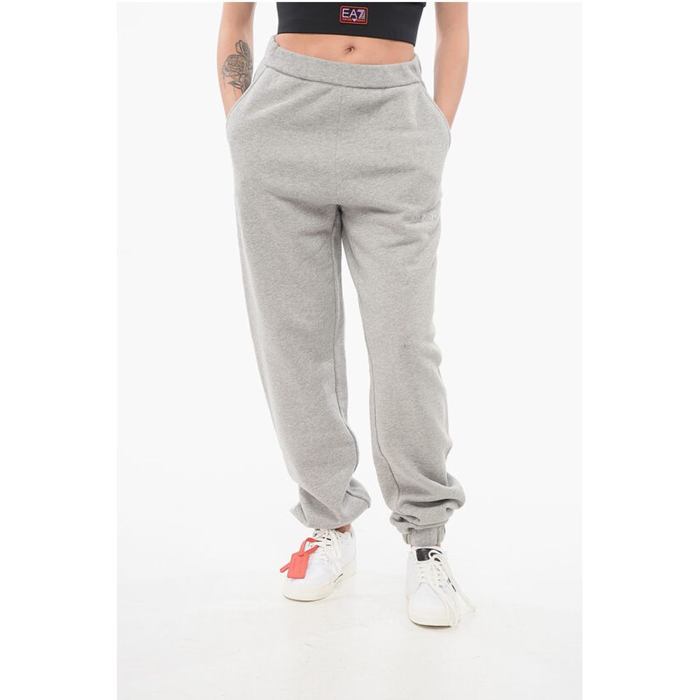 

Спортивные брюки PENNY из хлопка с флисом и манжетами The Attico, Gray