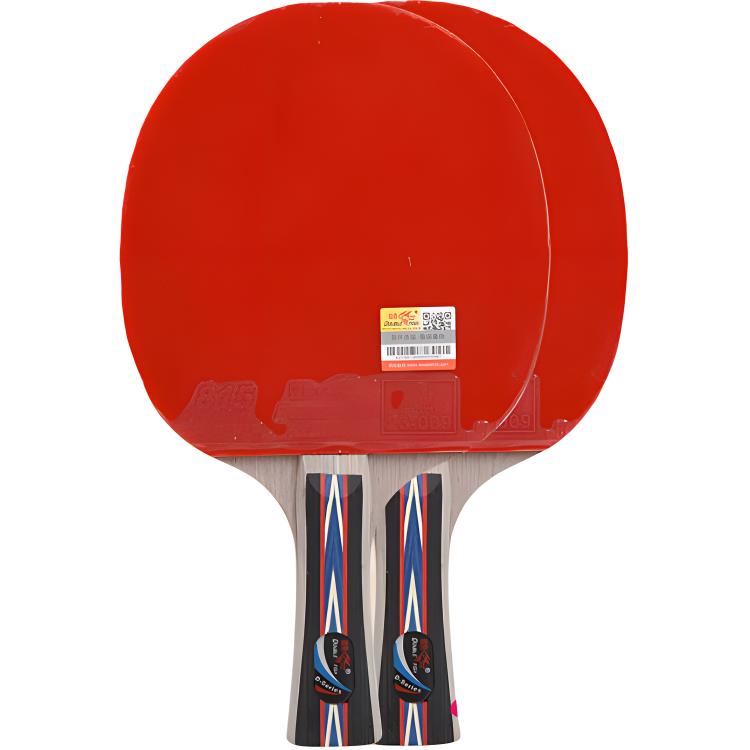 

DOUBLEFISH 4D 5D 6D Four Star Five Star Six Star двухсторонняя накладка Inverted Rubber настольный теннис ракетка Unisex DOUBLE FISH, 6-star double rackets (2 horizontal)