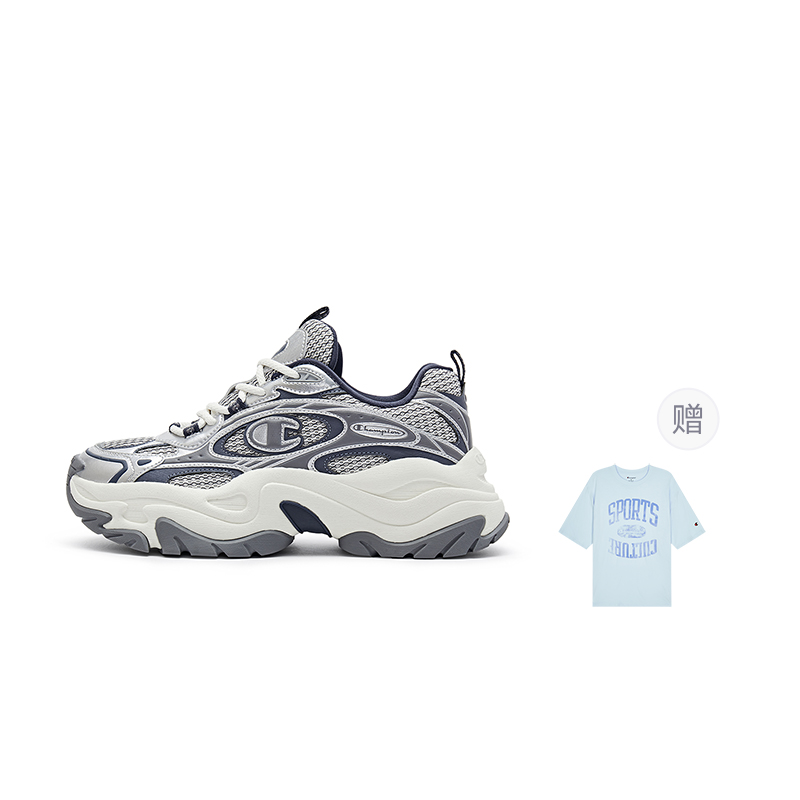 

Champion Низкие массивные кроссовки Nebula Layered, мужские, темно-серебристые
