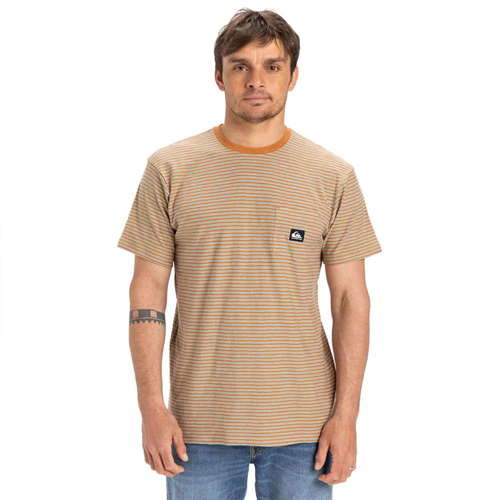 

Футболка с коротким рукавом Quiksilver Kentin Pocket, коричневый