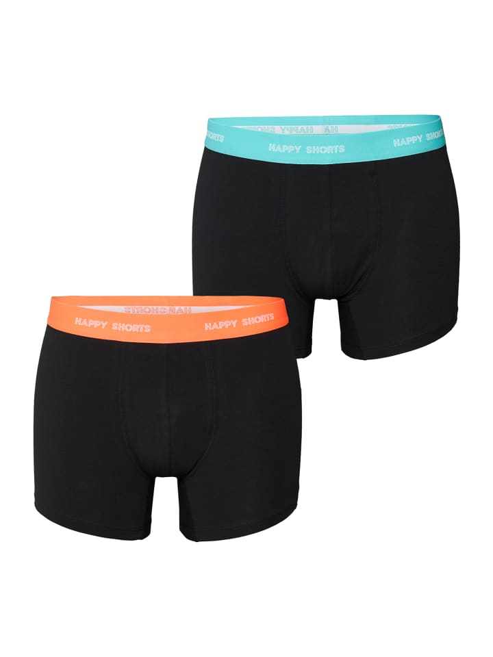 

Боксерские трусы Happy Shorts, цвет black-neon