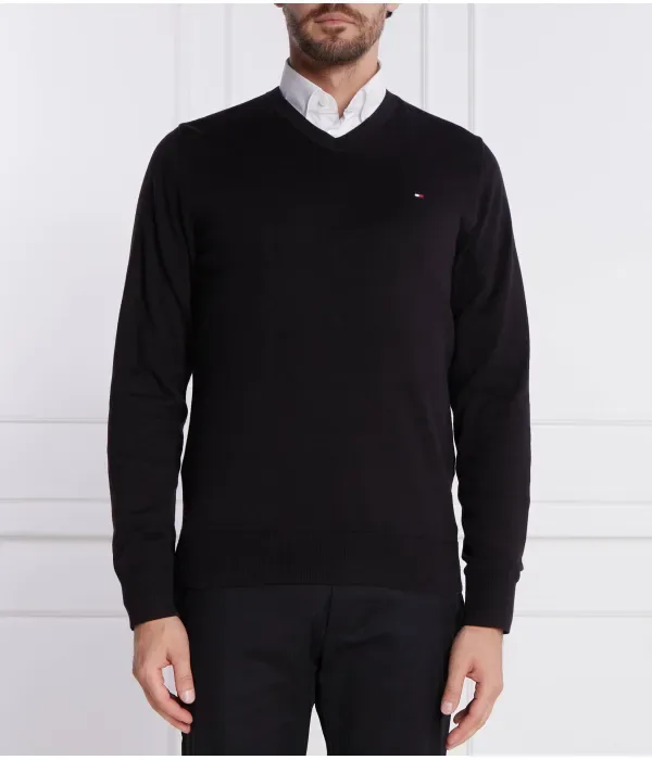 Свитер classic fit Tommy Hilfiger, черный