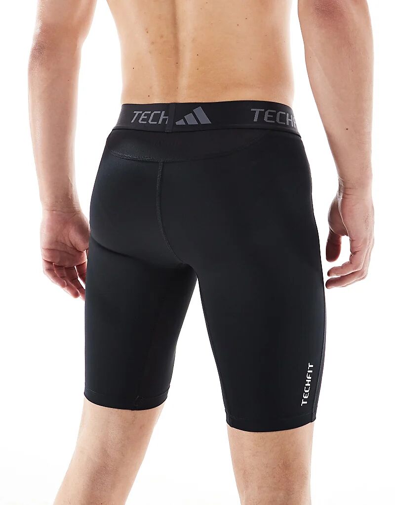 Шорты базового слоя adidas Training Tech Fit черного цвета adidas performance — фото 2