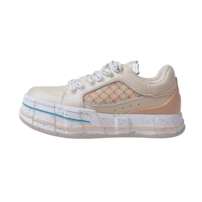 Кроссовки FARMER BOB Sandwich Biscuit Series Skateboarding Shoes Unisex Low-top Beige, цвет Apricot