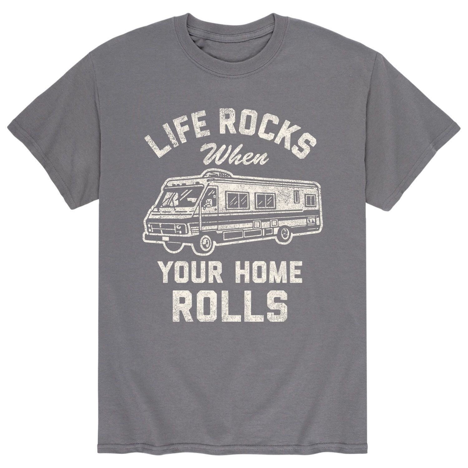 

Мужская футболка Life Rocks Home Rolls Licensed Character