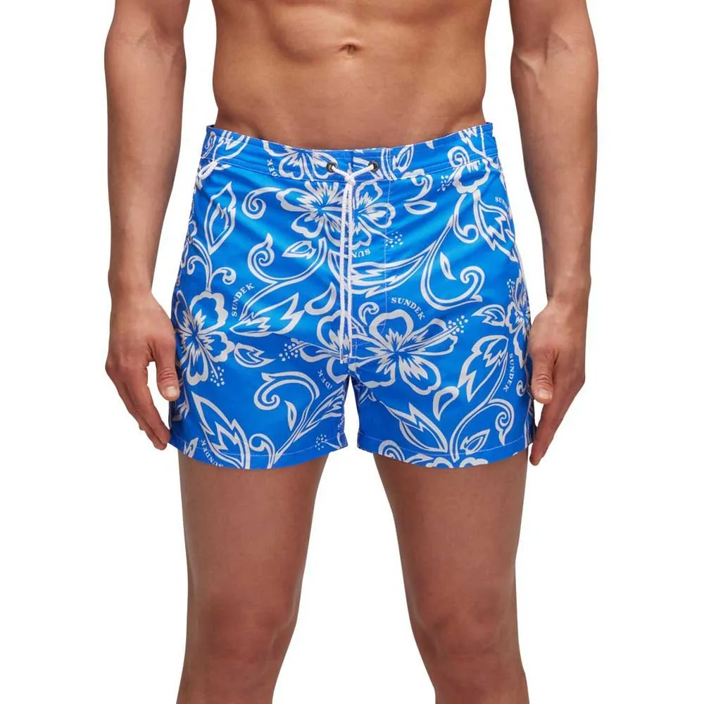 

Шорты для плавания Sundek Hibiscus, синий