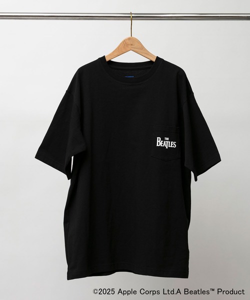 

Футболка с принтом The Beatles, черная