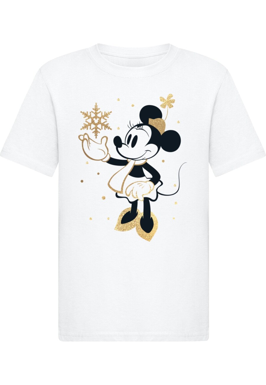 

Рубашка ABSOLUTE CULT Minnie Mouse - Xmas Golden Snow Fall, белый