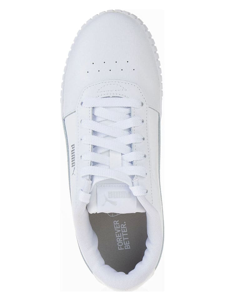 Кроссовки на шнуровке Carina 2.0 Puma, белый — фото 4