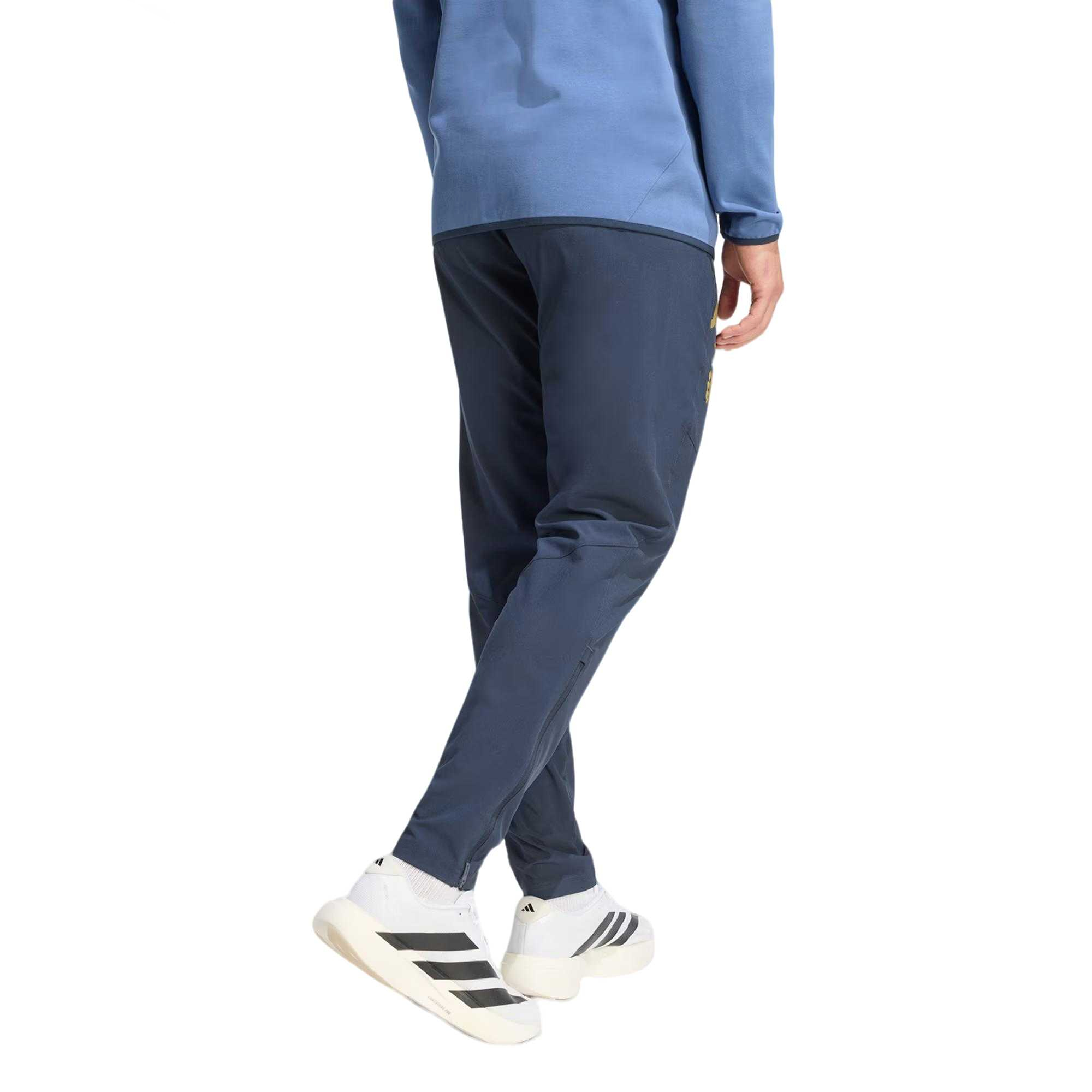 Аргентина Tiro Travel Pants мужские футбольные брюки Adidas, синий — фото 4