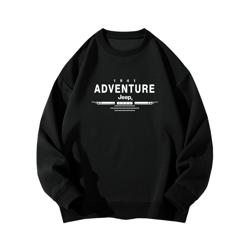 

Свитшот школьный Jeep, цвет хиттер грей