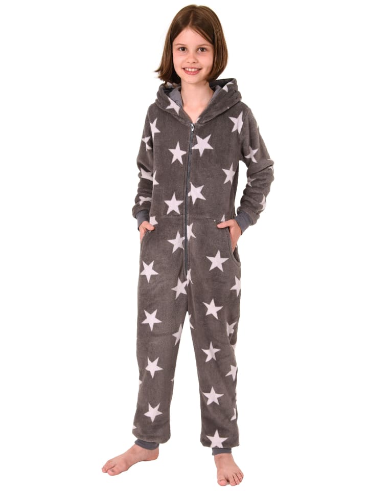 

Комбинезон, пижама, длинный рукав, звезды - 50895, серый NORMANN