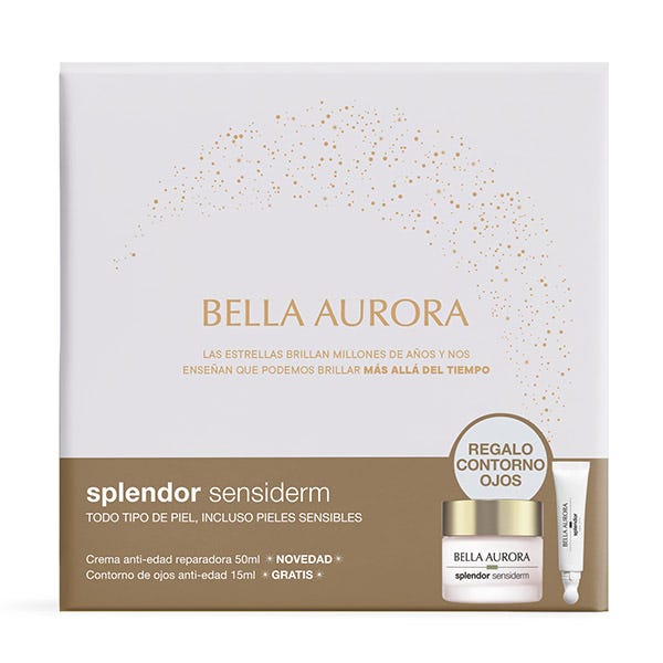 Маска для лица Bella Aurora — Антивозрастной + для кожи вокруг глаз Splendor Sensiderm, 50 мл — фото 2