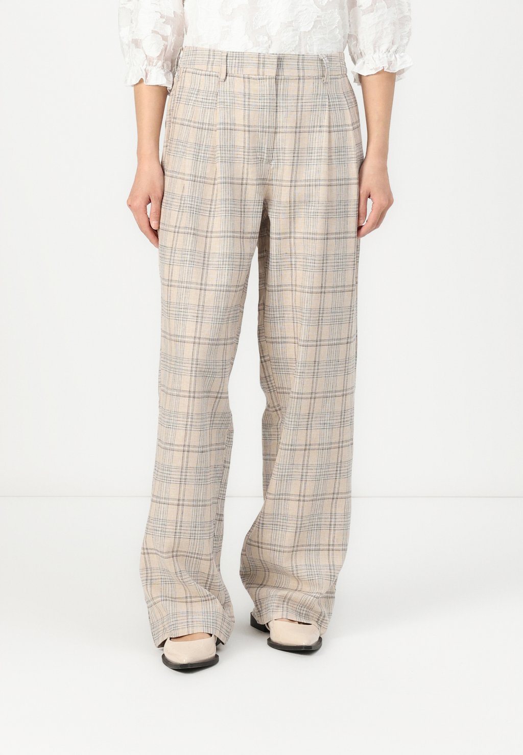 

Брюки SLFGAJO PANT Selected Femme, бежевый