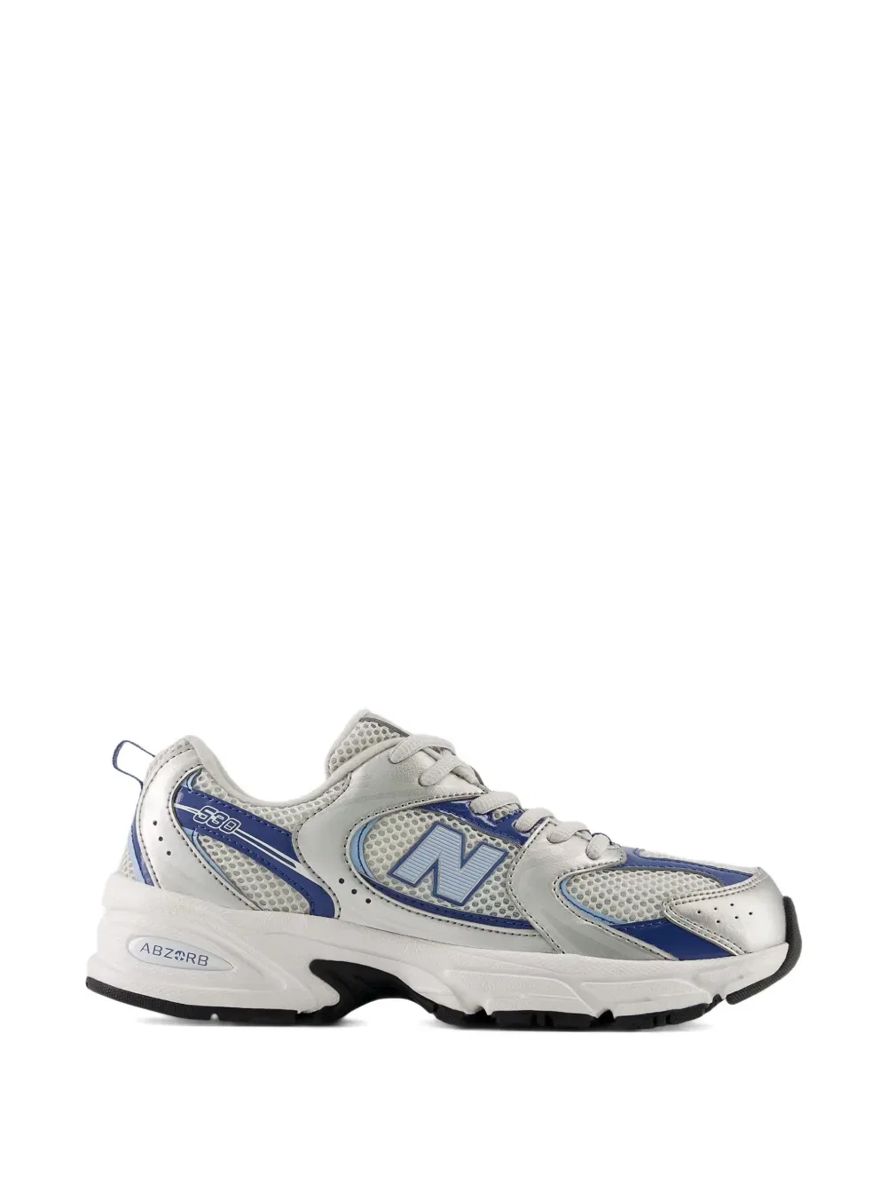 Низкие беговые кроссовки New Balance Kids, серебро