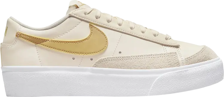 Кроссовки Wmns Blazer Low Platform 'Pale Ivory Saturn Gold', кремовый