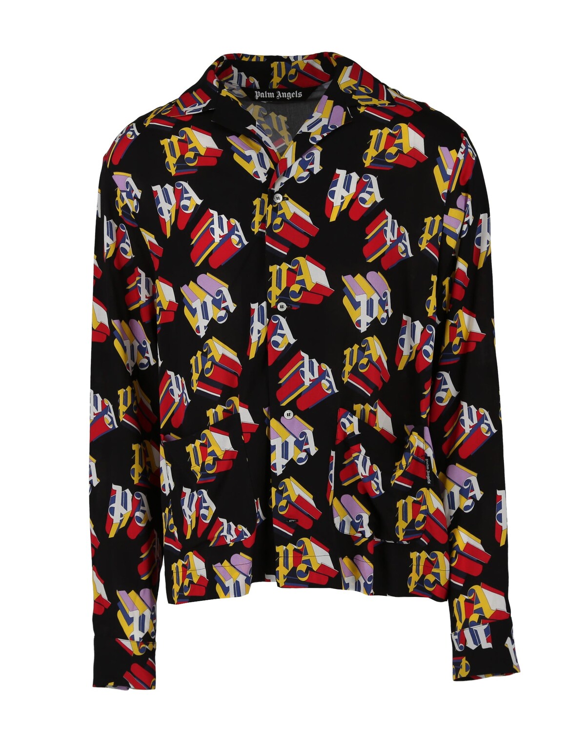 

Рубашка с 3D-логотипом Palm Angels, цвет Black Red