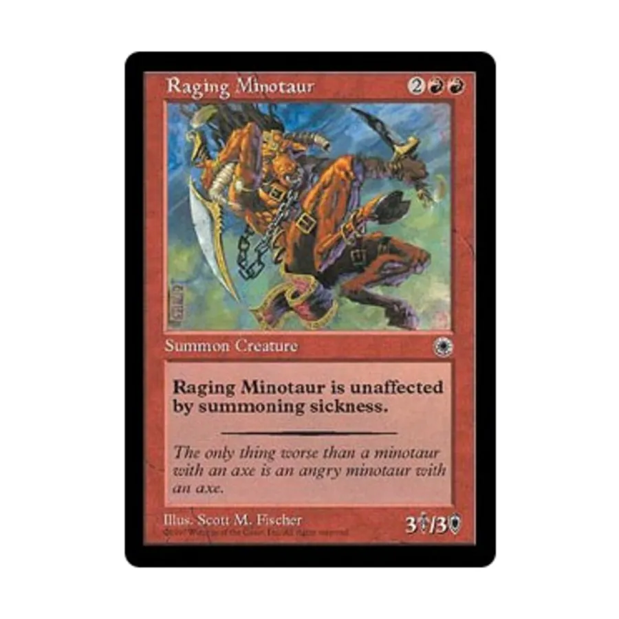 

CCG Бешеный Минотавр (клавиша C), MTG - Portal