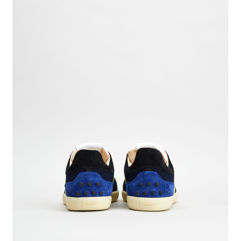 Кроссовки Tod's Tabs из замши и технической ткани, мультиколор — фото 3