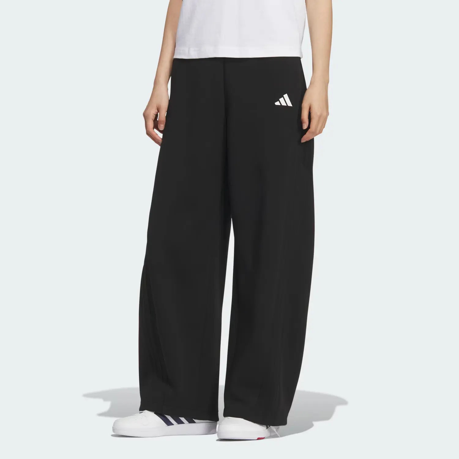 Базовые брюки casual женские Adidas, черный — фото 3