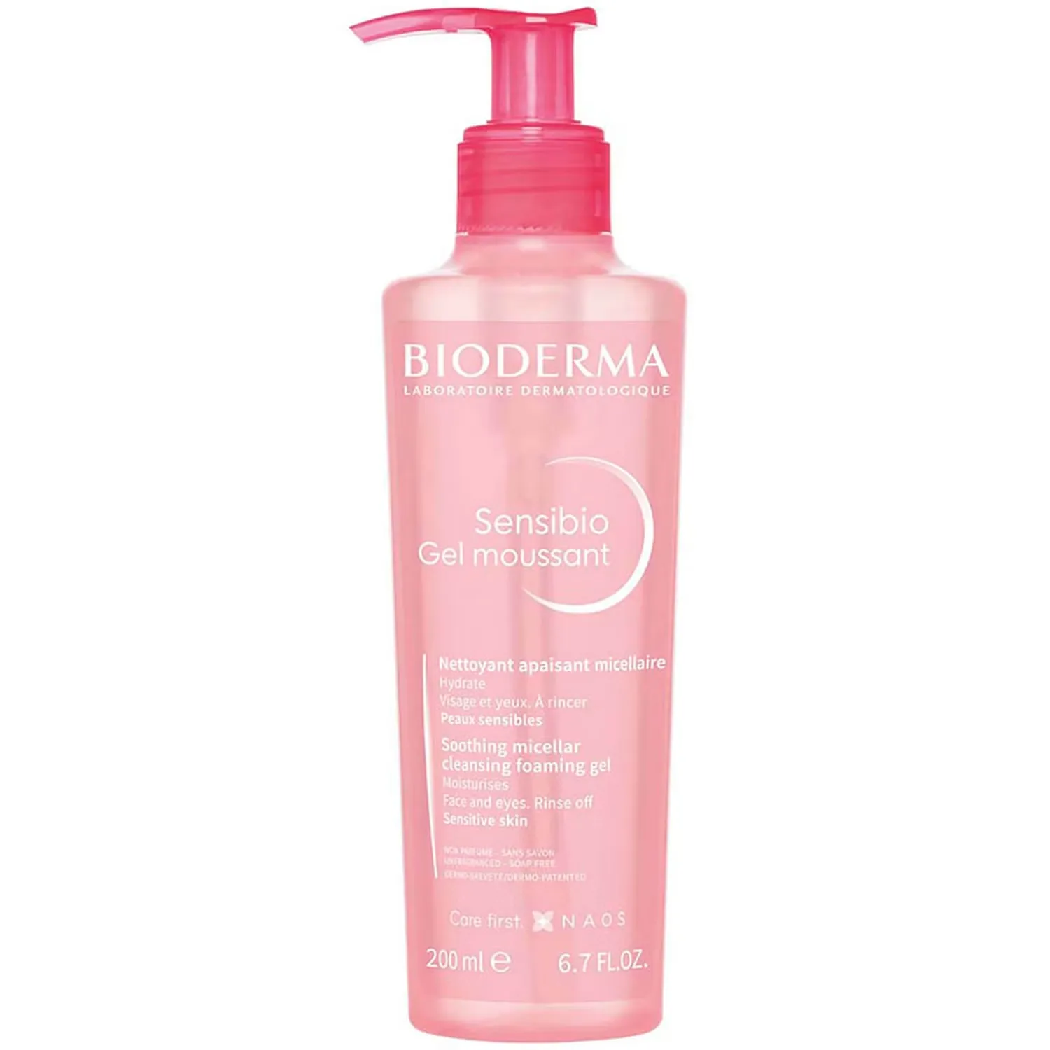 

Sensibio Moussant gel, Очищающий и успокаивающий мицеллярный гель для чувствительной кожи. Bioderma