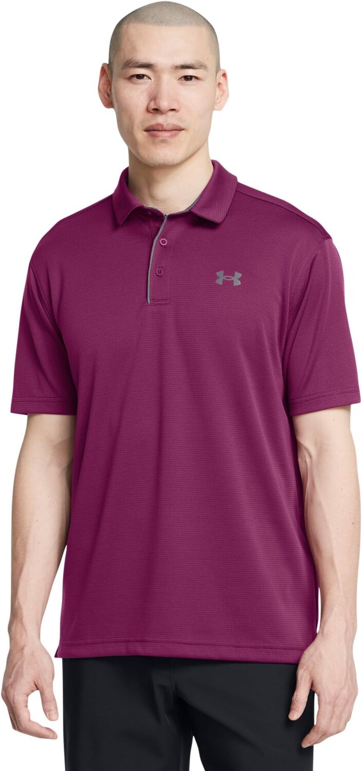 

Поло Under Armour Golf Tech Polo, цвет Purple Gemini/Pitch Gray