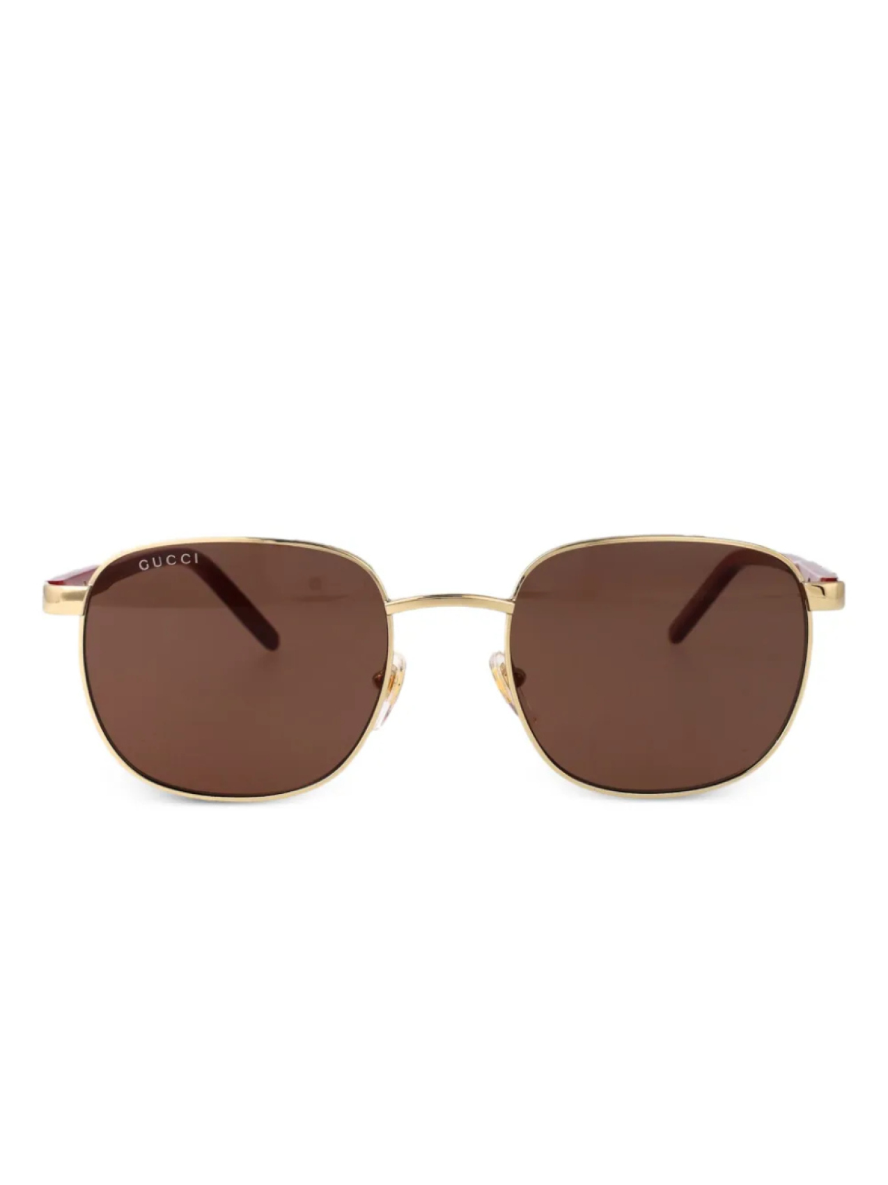 

Солнцезащитные очки в квадратной оправе Gucci Eyewear, золотой
