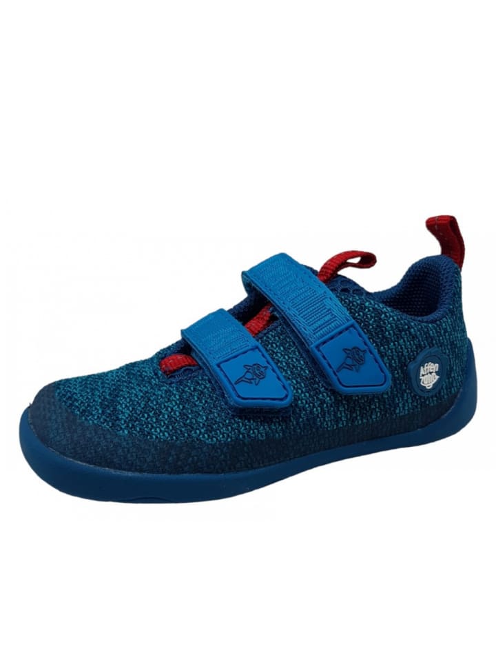 

Кроссовки на шнуровке Affenzahn Klettschuh Knit Happy Shark, синий