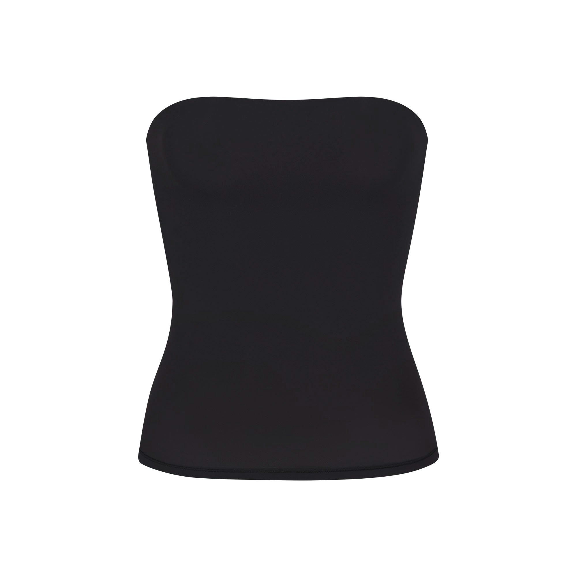 

SS25 FITS EVERYBODY TUBE TOP Топ без бретелей женский Skims, Onyx/Agate