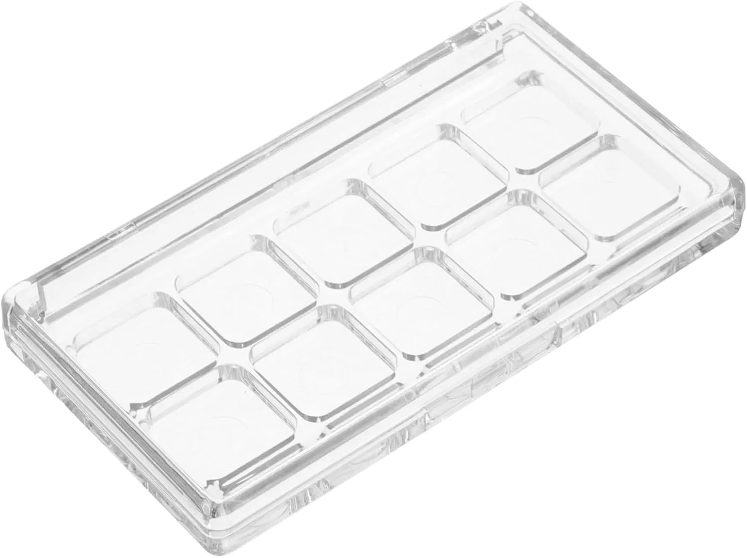 Палетка для теней прозрачная BAZEITFLOW 10 ячеек 11x6x1.4 см