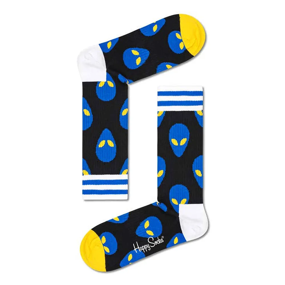 

Носки Happy Alien Thin Crew Blue long, черный
