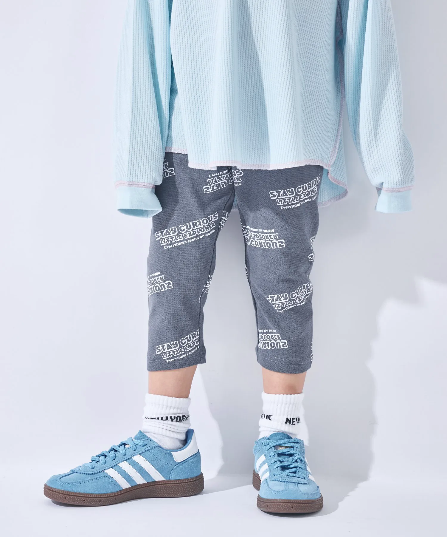 Леггинсы с принтом 6 дюймов Ever Closet, Logo White