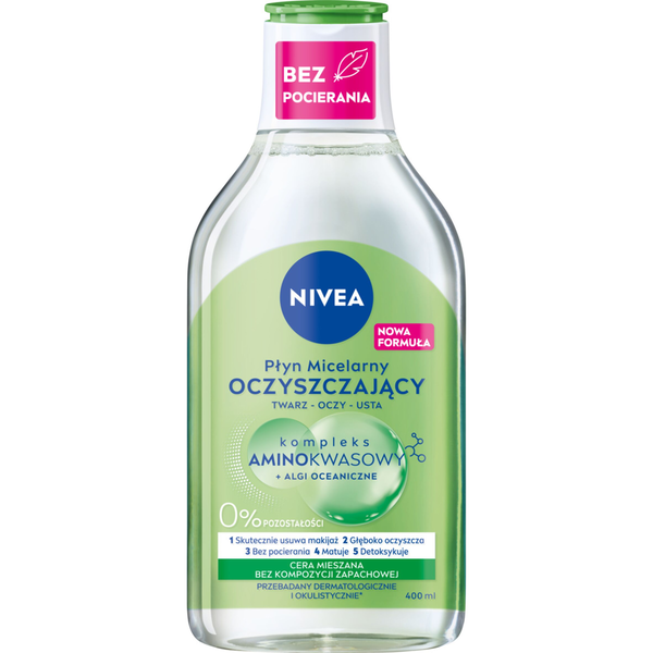 

Очищающая мицеллярная жидкость для комбинированной кожи, 400 мл Nivea