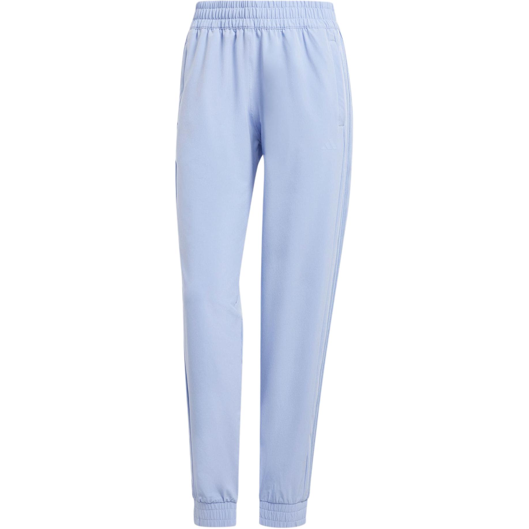 Adidas Женские спортивные штаны Gym FW24 PACER ALL MID-RISE вязаные синие — фото 3